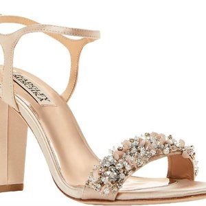 Badgley Mischka Teenie bridal heel, ivory